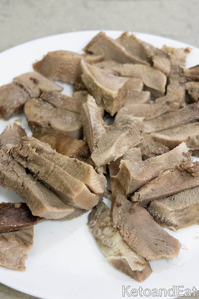 Carnivore Tongue in Cream Sauce Step 1