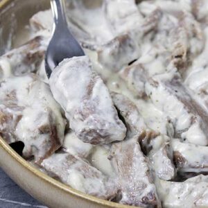 Carnivore Tongue in Cream Sauce