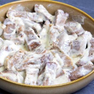 Carnivore Tongue in Cream Sauce