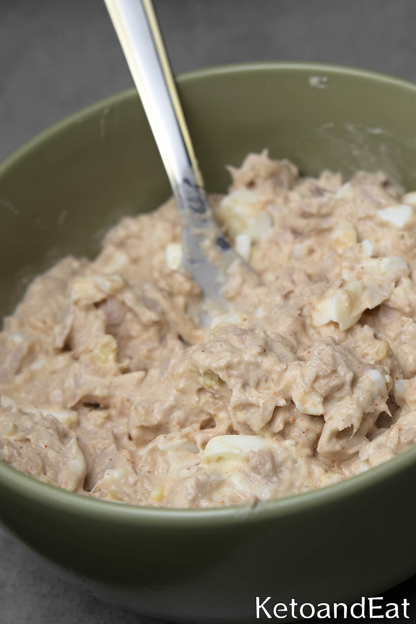 Carnivore Tuna & Eggs Salad 