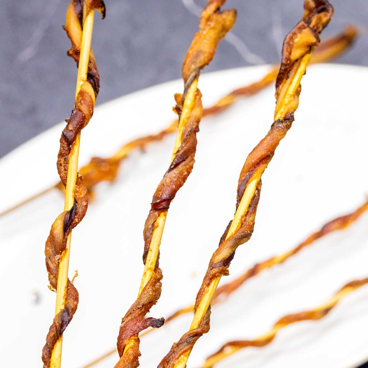 Carnivore Twisted Bacon Skewers