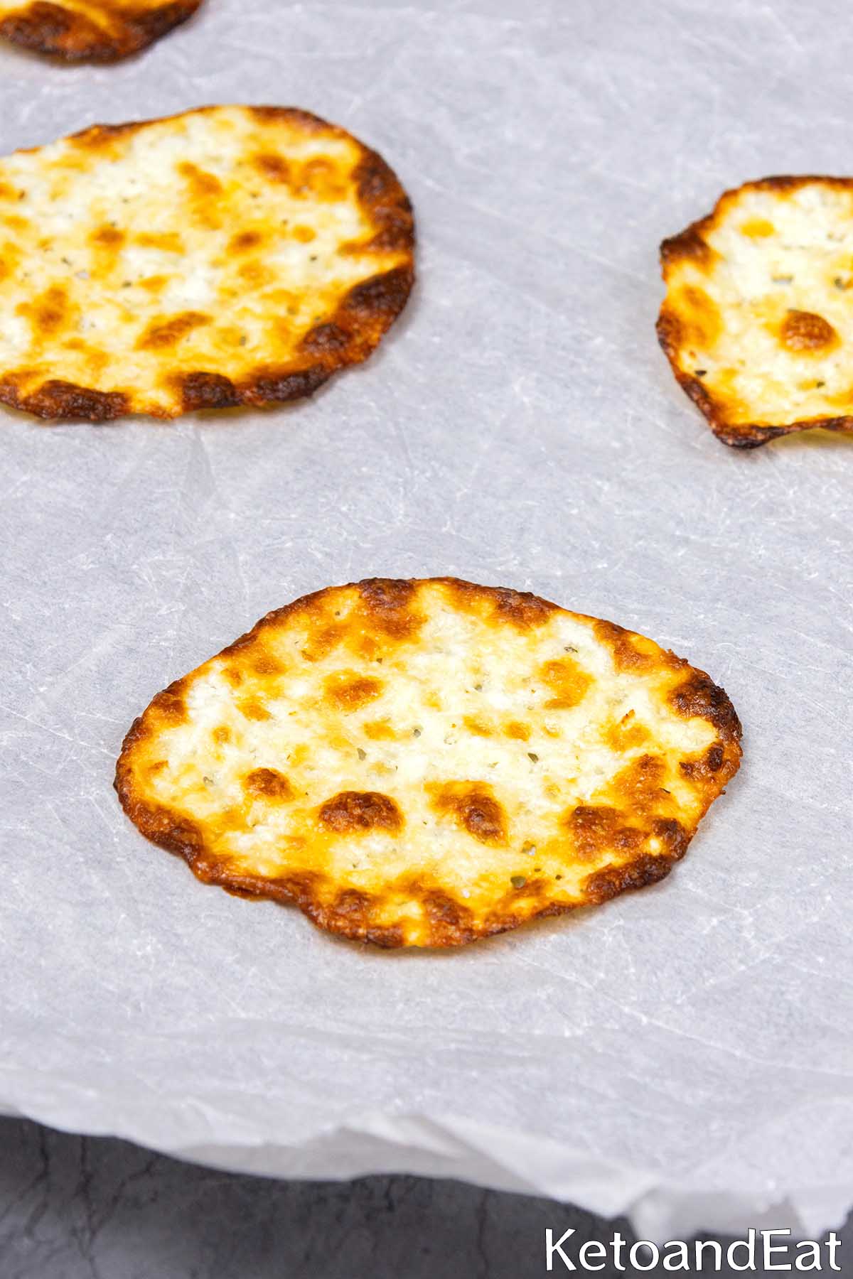 Keto Feta Chips