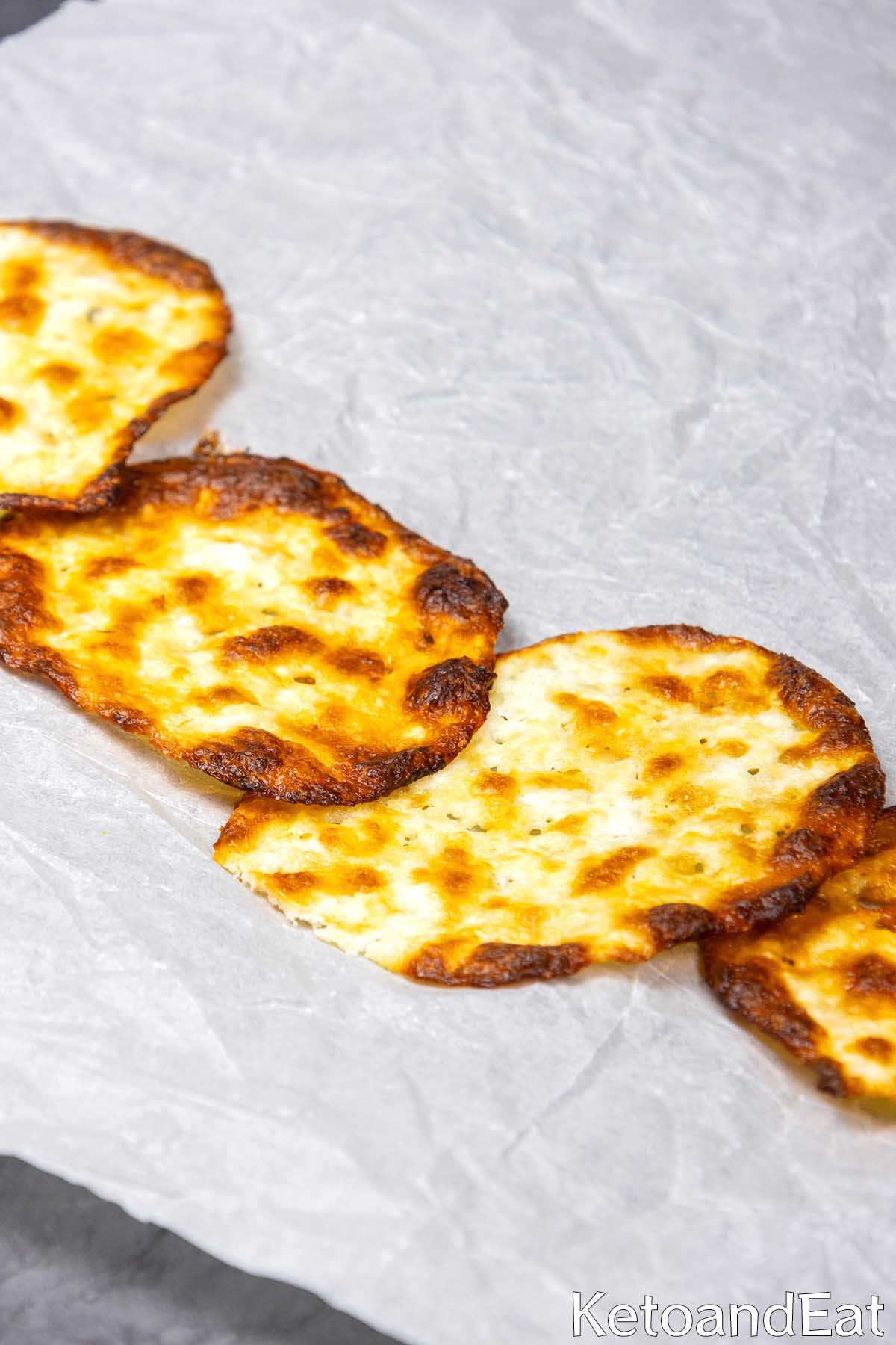 Crispy Feta Chips