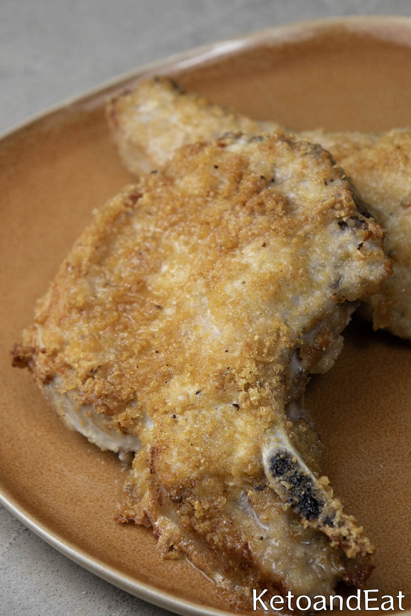 Crispy pork chops