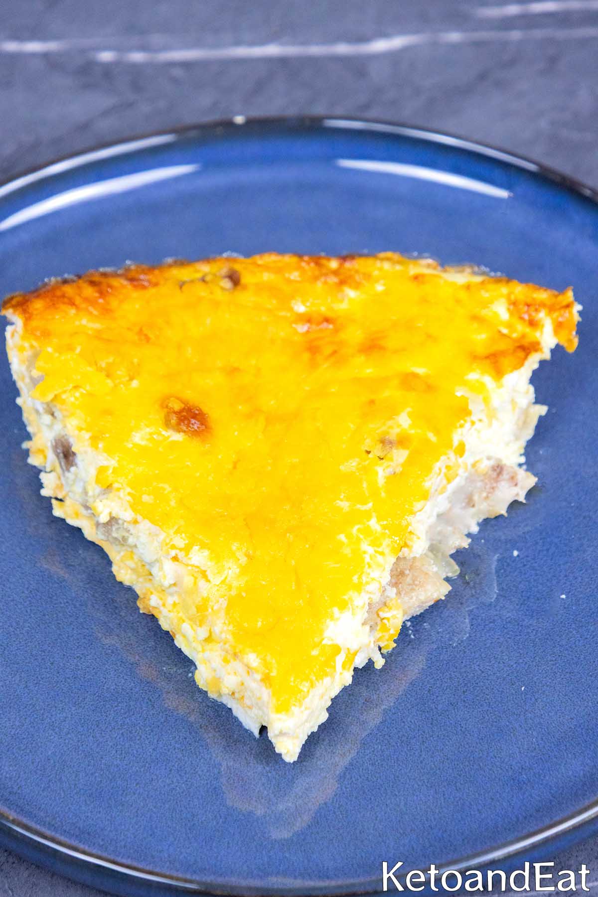 Crustless Bacon & Egg Pie