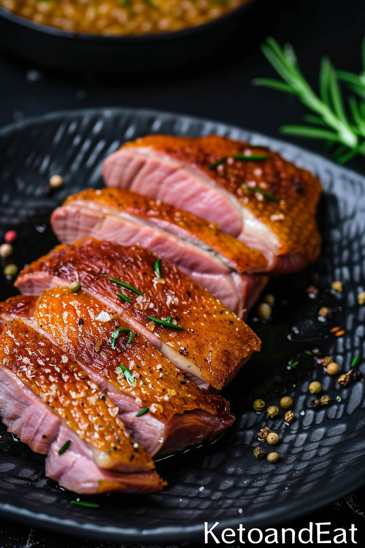 Carnivore Duck Breast With Crispy Skin Ketoandeat