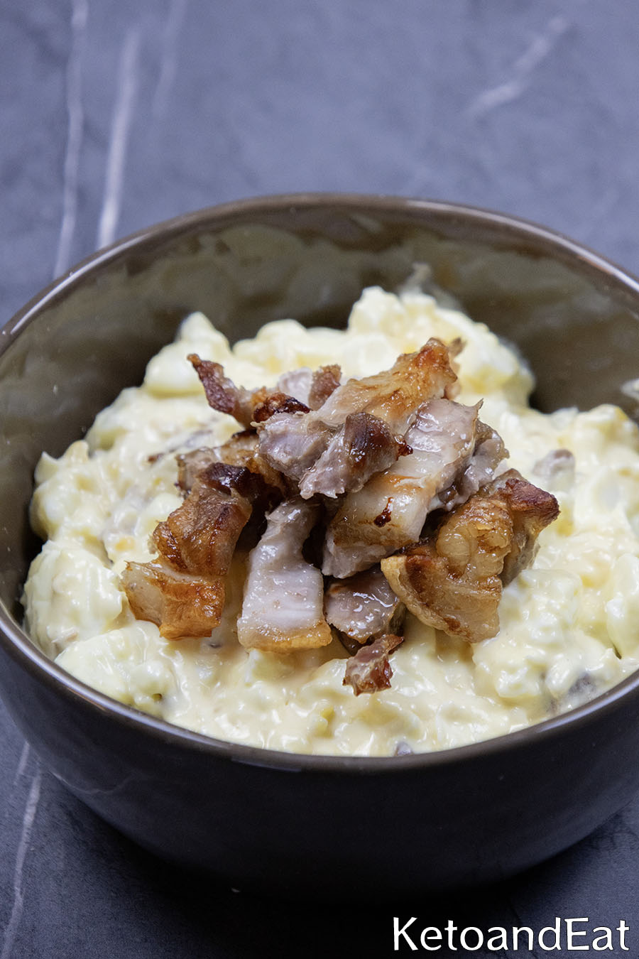 Easy Carnivore Bacon Egg Salad