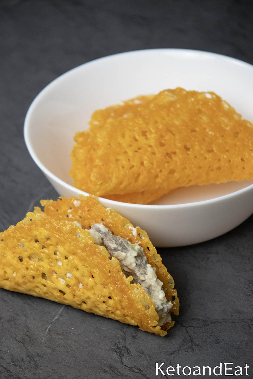 Easy Carnivore Cheese Taco Shells