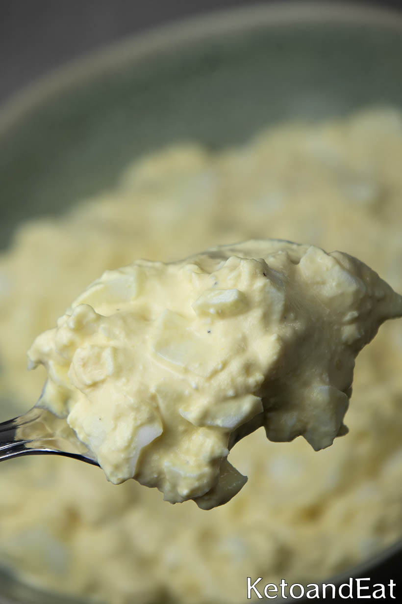 Easy Egg Salad Upclose
