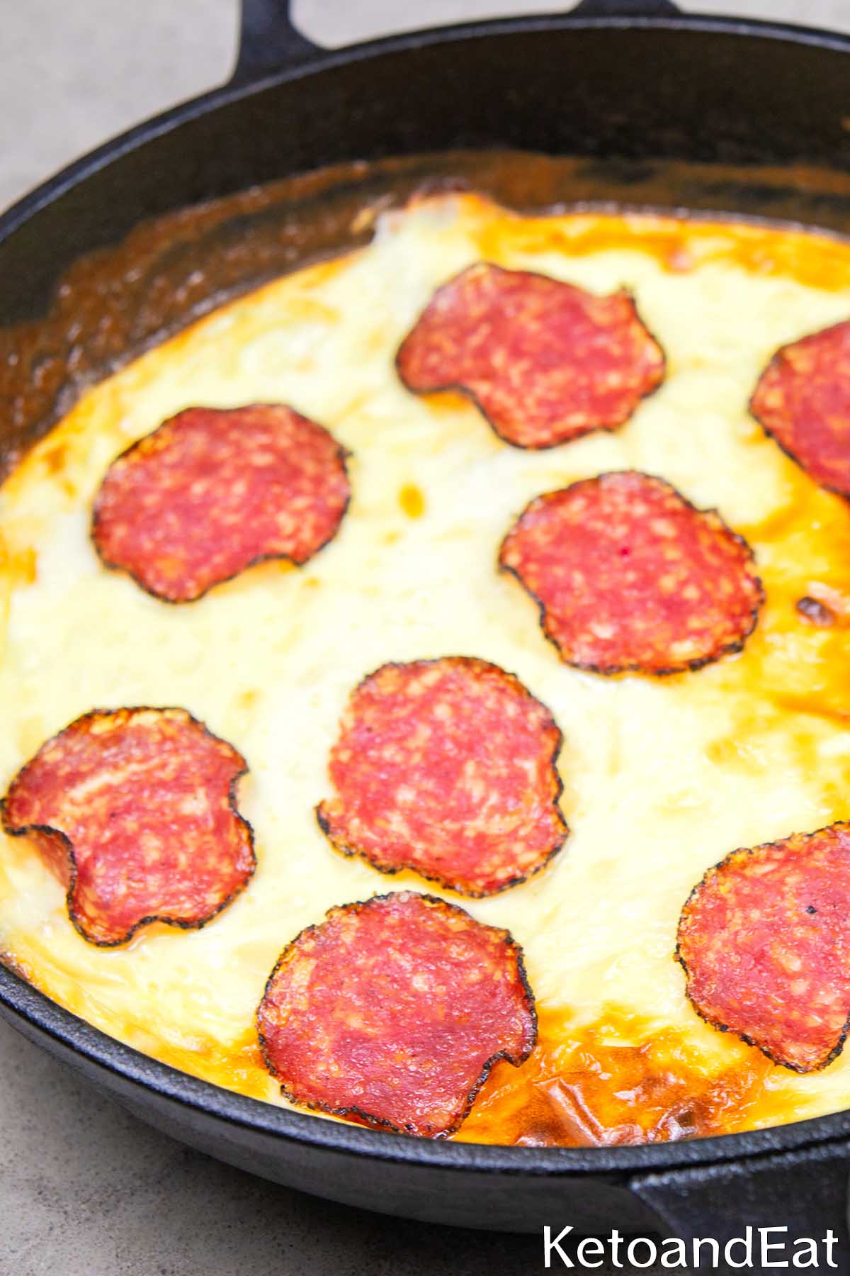 Easy Keto Skillet Pizza