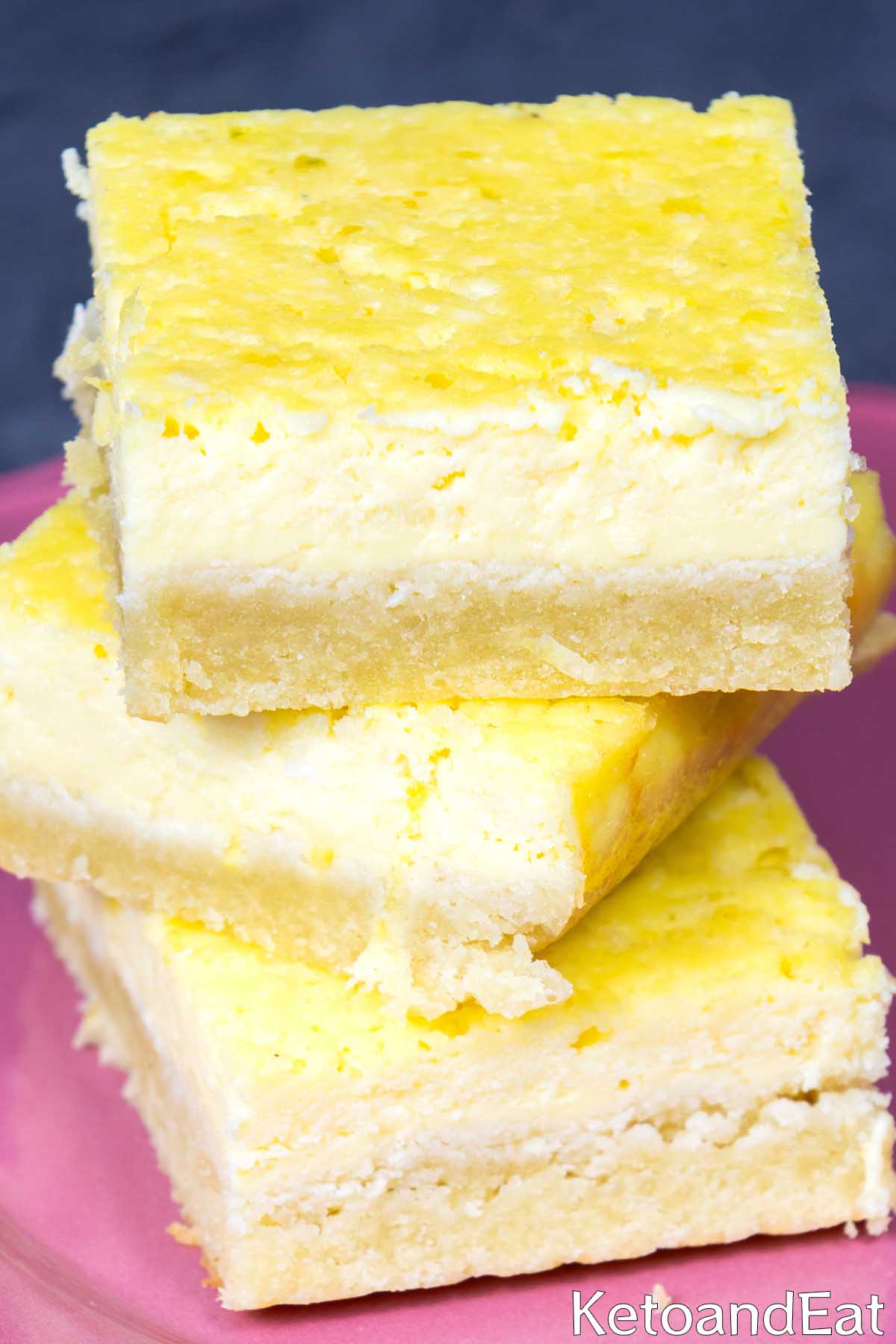 Easy Low Carb Lemon Bars