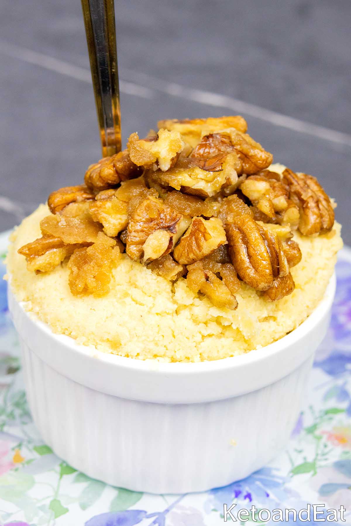 Easy Pecan Pie Mug Cake