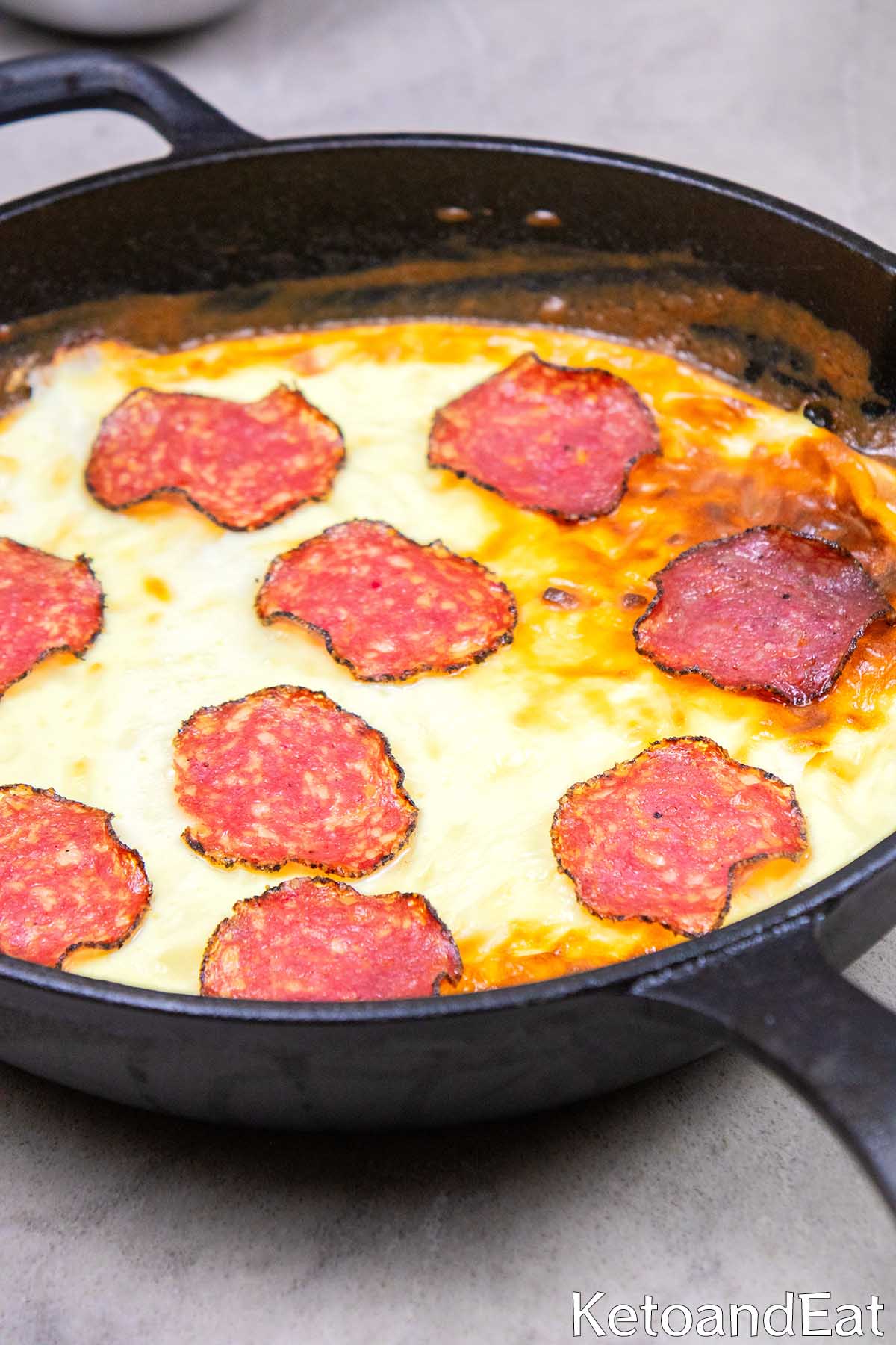 Gluten Free Keto Skillet Pizza