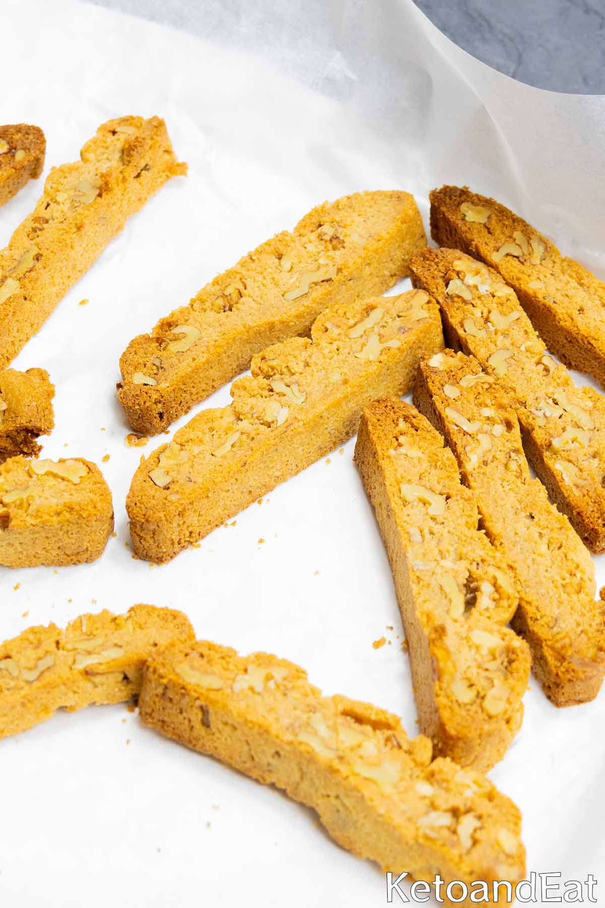Gluten Free Walnut & Maple Biscotti