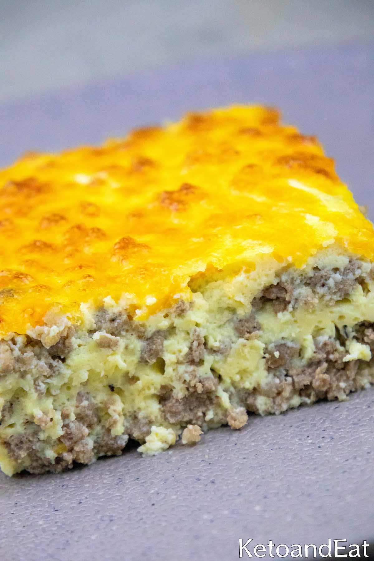 High Protein Beef & Egg Casserole