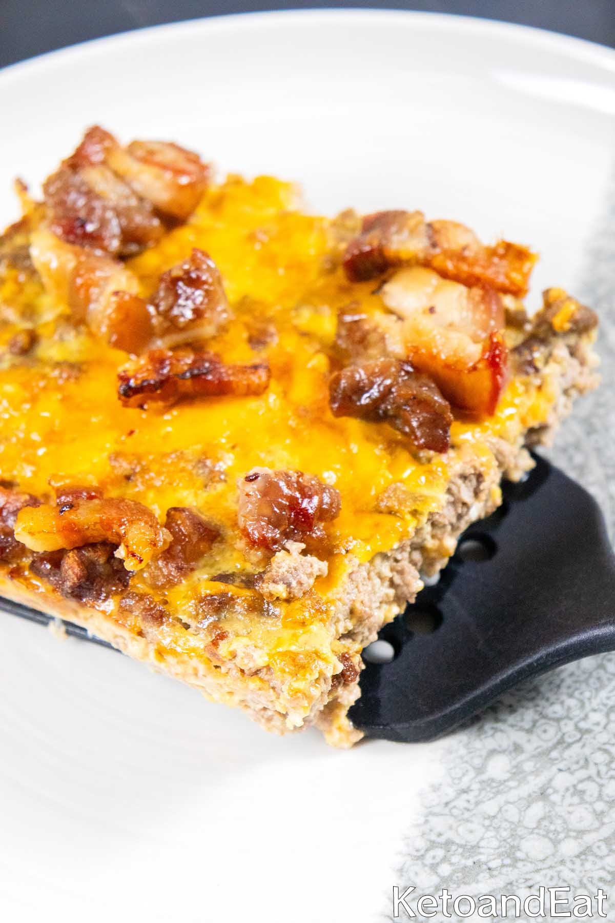 High Protein Cheeseburger Pie