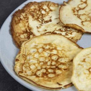 Keto 2 Ingredient Cream Cheese Pancakes