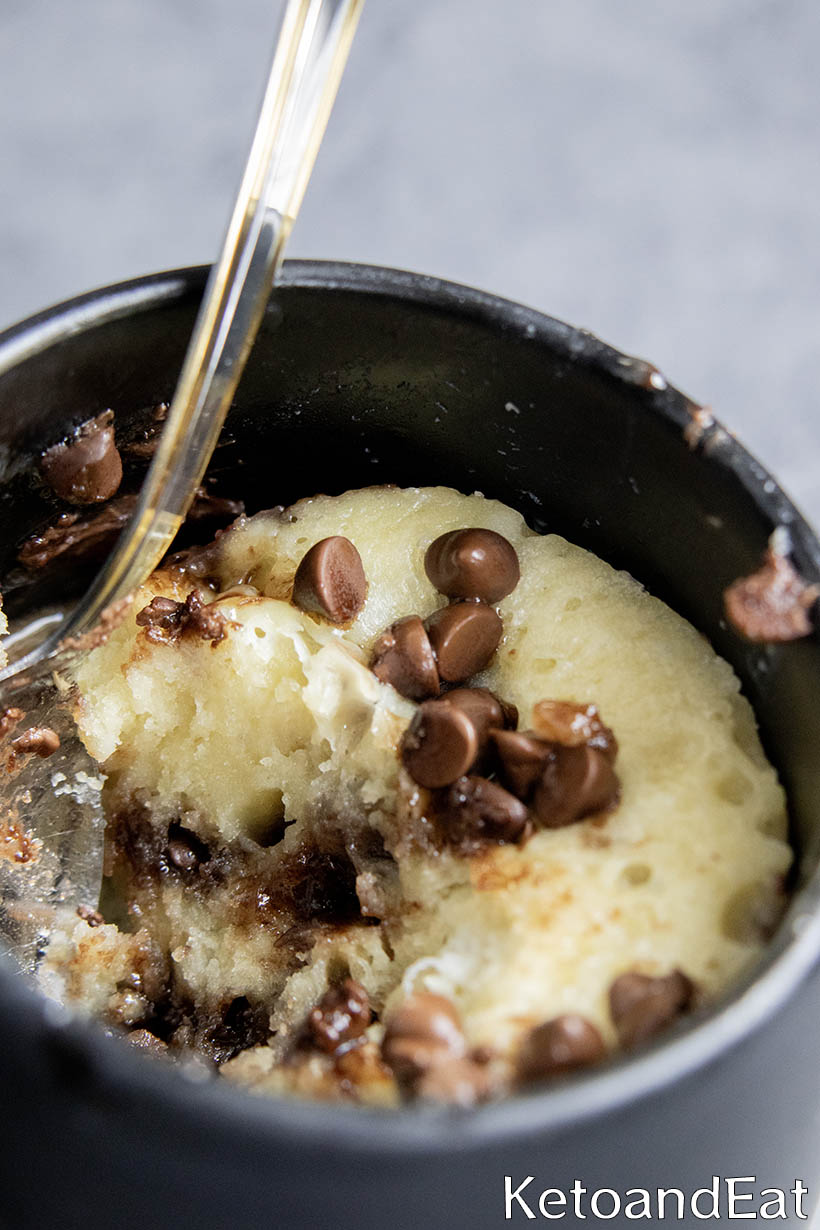 Keto Almond Butter Mug Cake Recipe