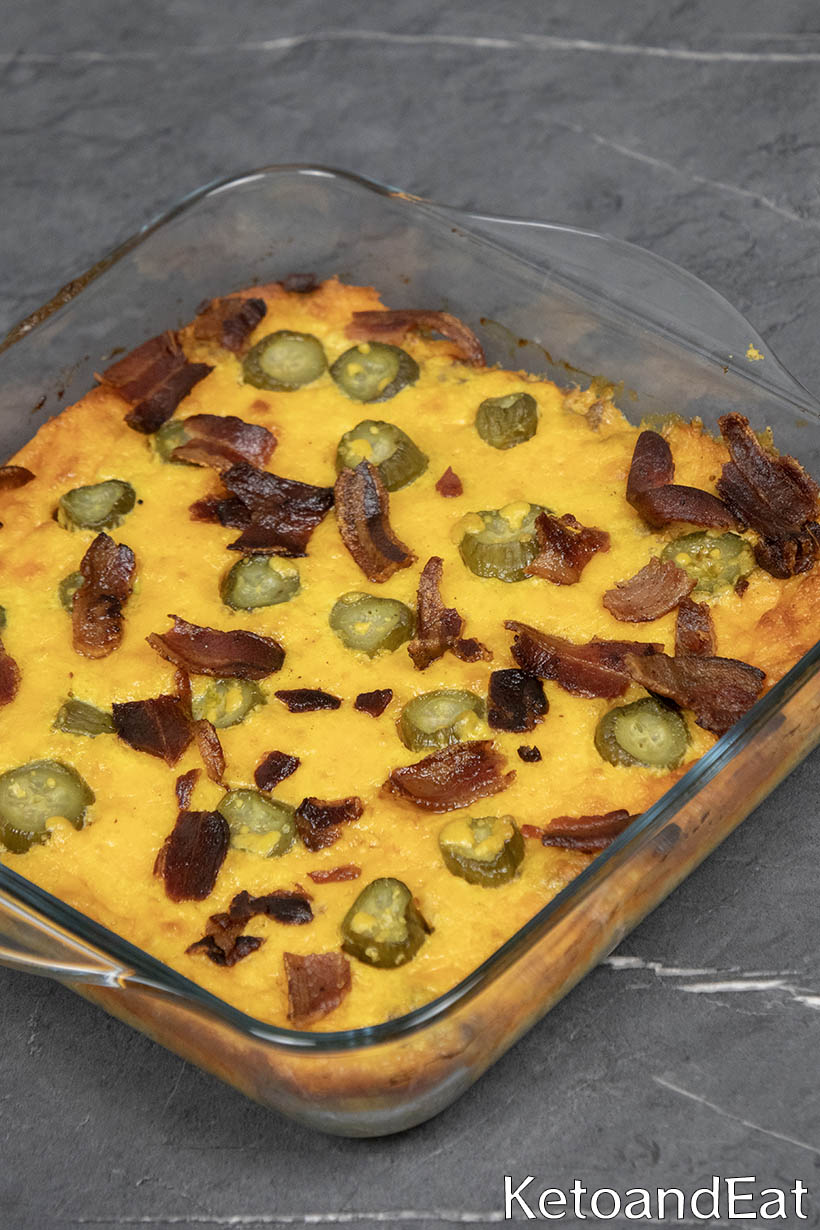 Keto Bacon Cheeseburger Casserole  Recipe