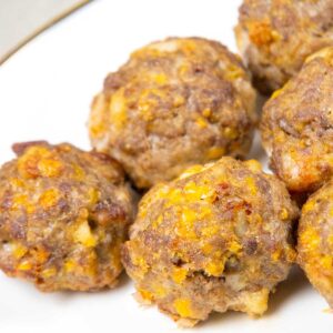 Keto Bacon Cheeseburger Meatballs