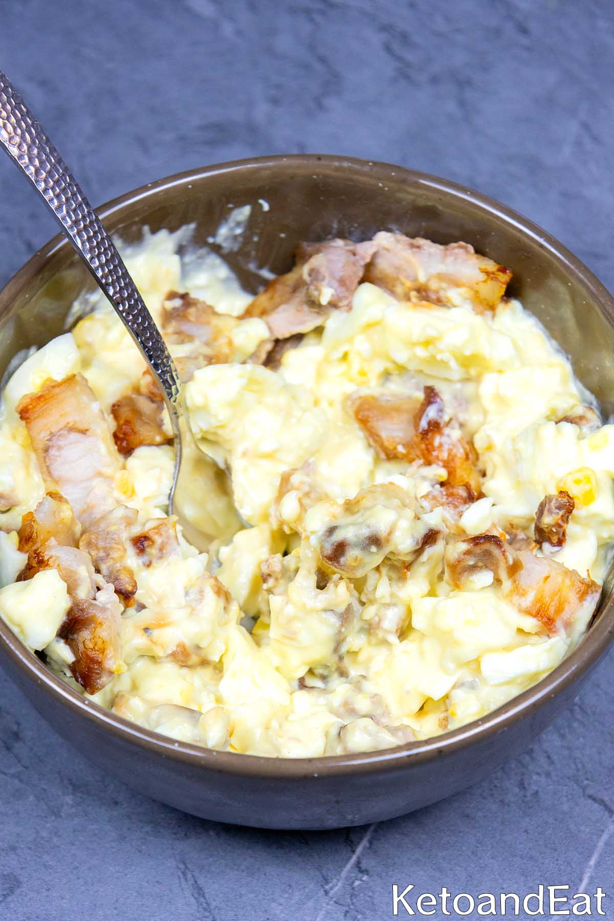 Keto Bacon Egg Salad
