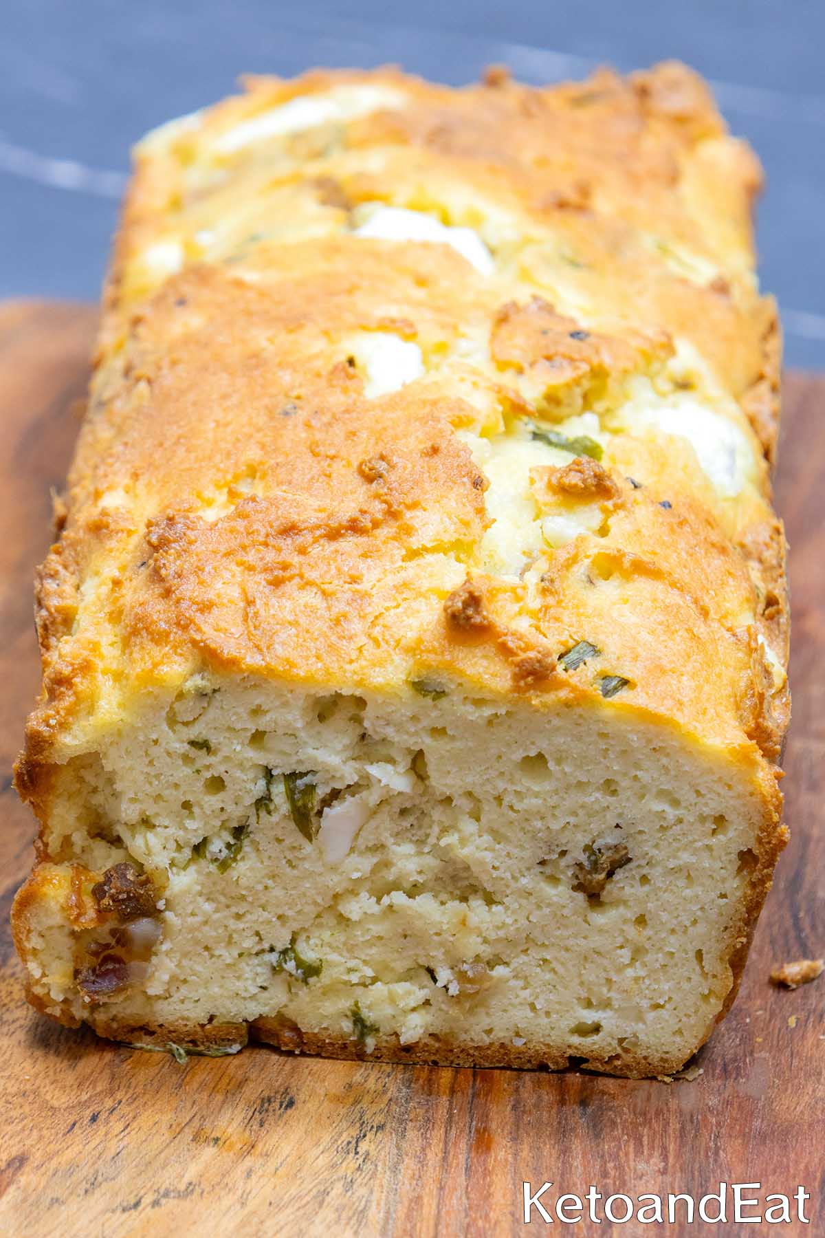 Keto Bacon Feta Bread Recipe