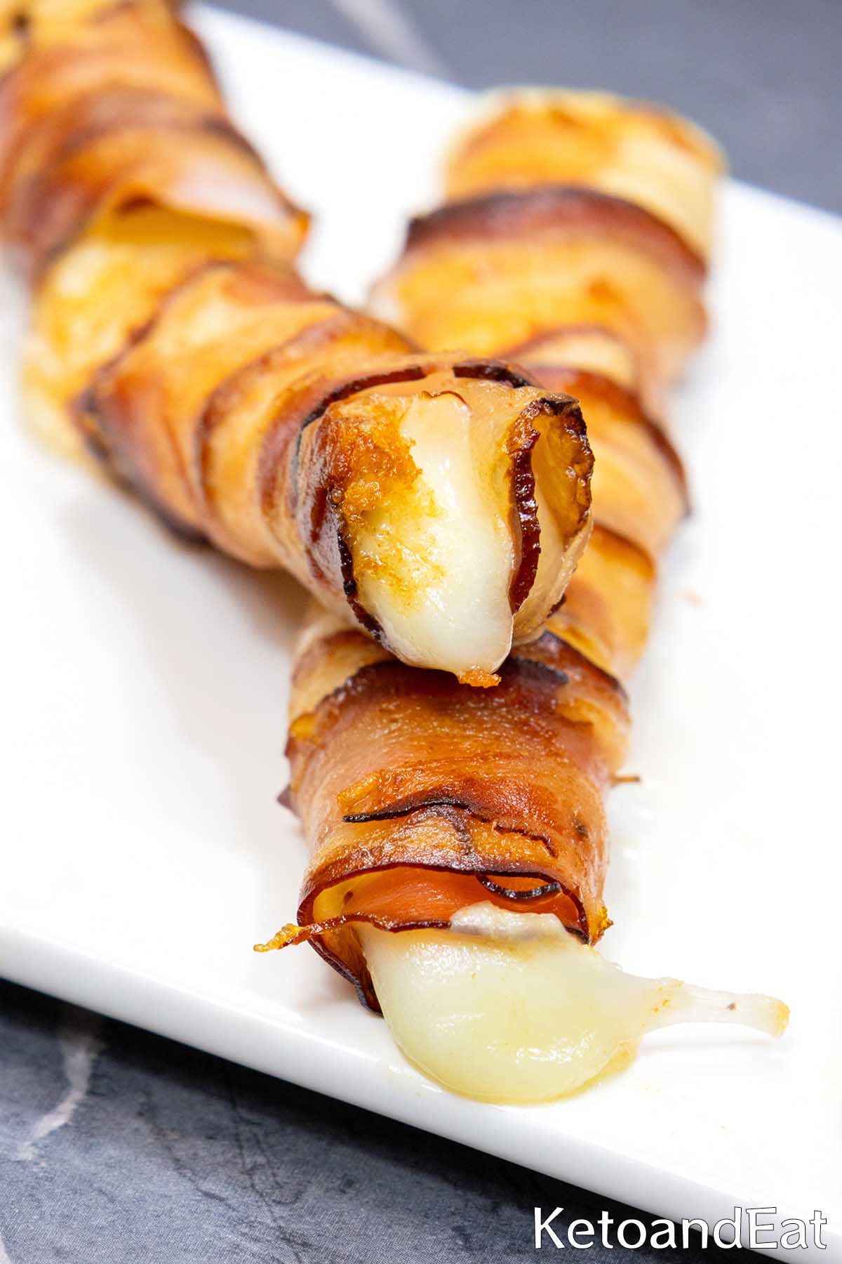 Keto Bacon Mozzarella Sticks Recipe