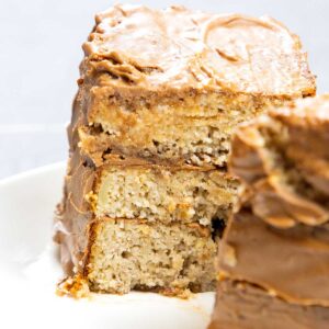 Keto Banana Chocolate Cake