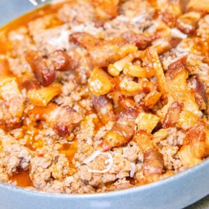 Keto Beef & Bacon Chili