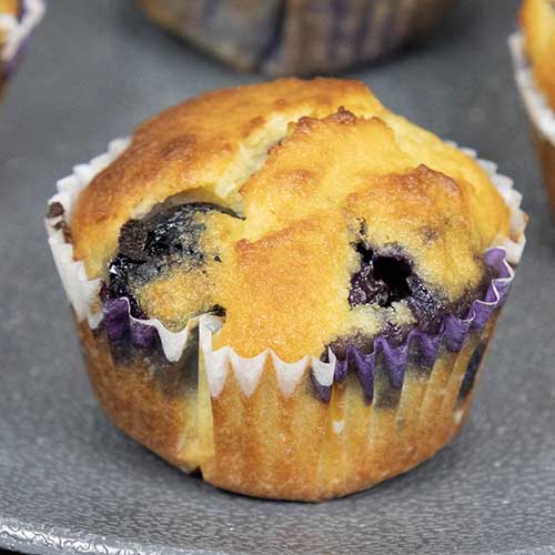 Keto Blueberry Almond Flour Muffins
