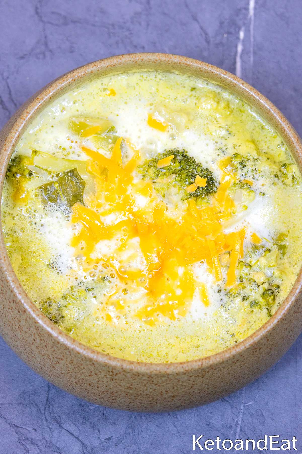 Keto Broccoli Cheese Soup Recipe