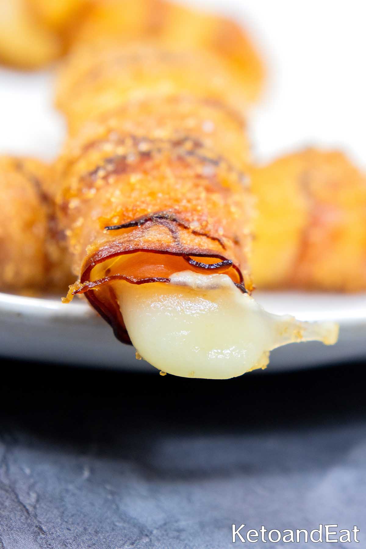 Keto Candied Bacon Cheese Sticks