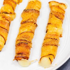 Keto Candied Bacon Mozzarella Sticks