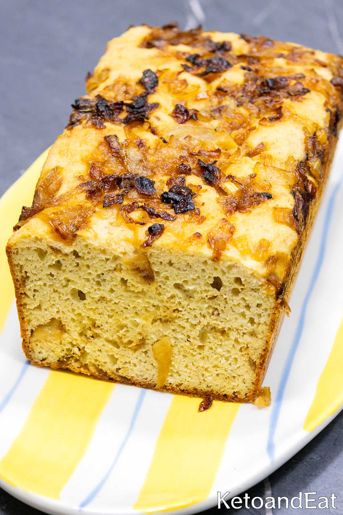 Keto Caramelized Onion Bread Recipe