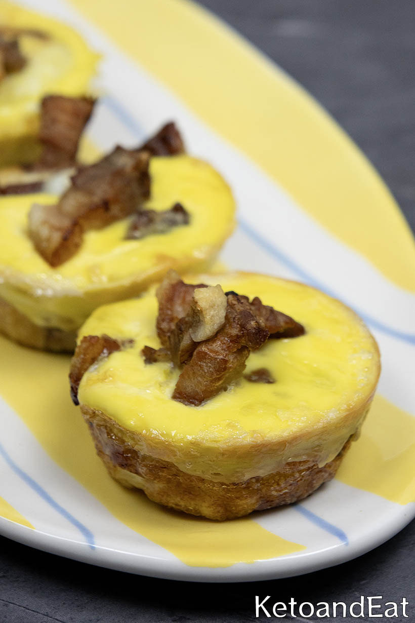 Keto Carnivore Egg & Bacon Muffins