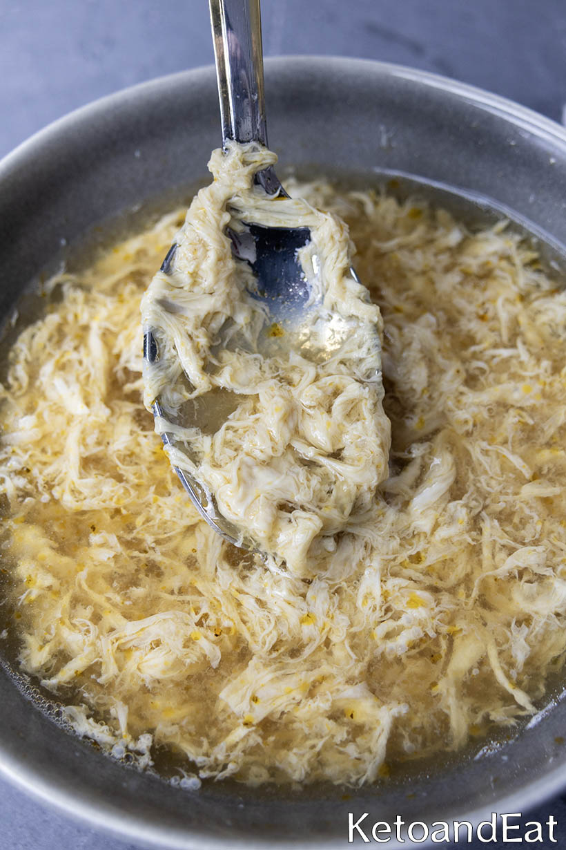 Keto Carnivore Egg Drop Soup