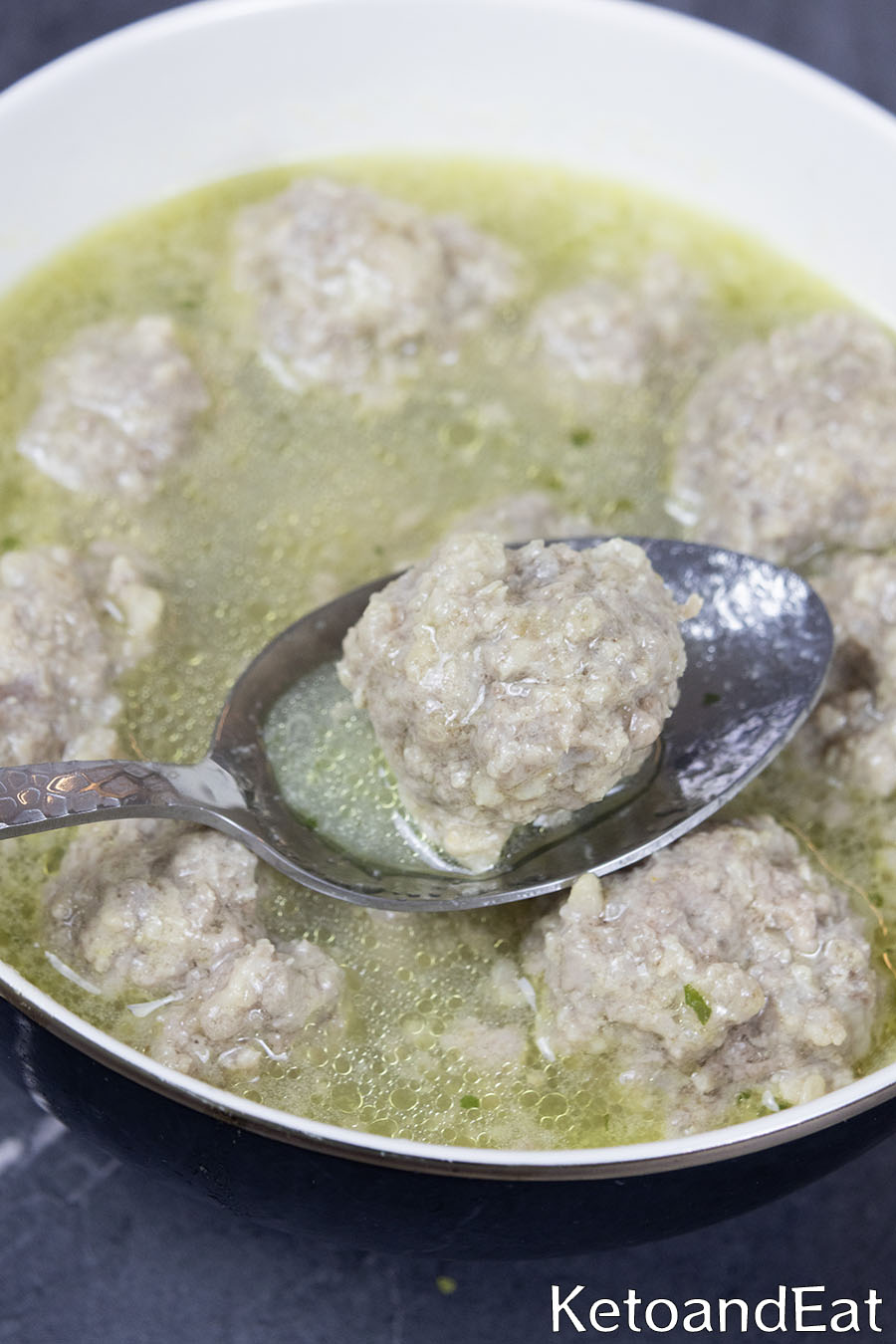 Keto Carnivore Meatball Soup