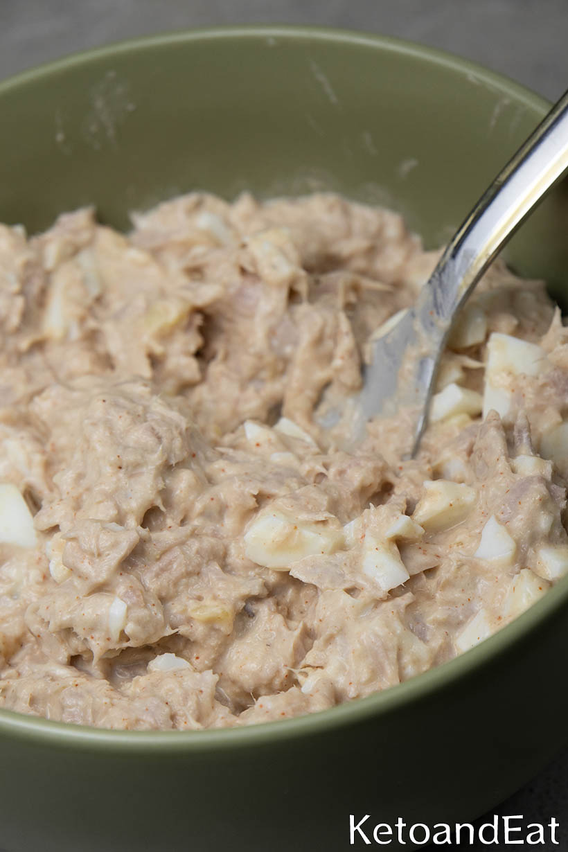 Keto Carnivore Tuna & Eggs Salad 