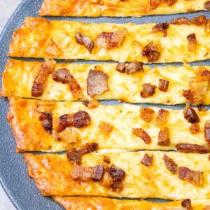 Keto Cheese Bacon Bread