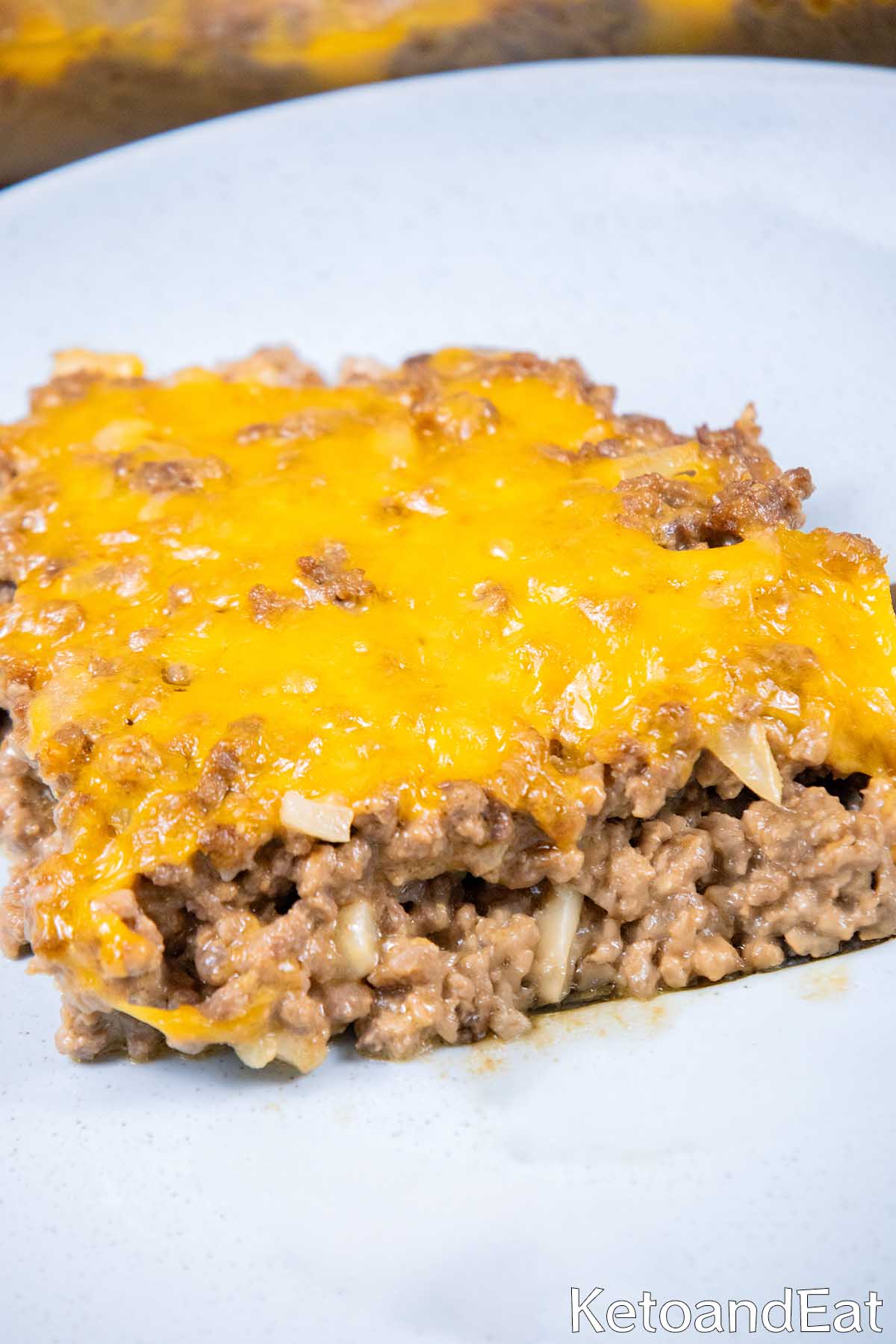 Keto Cheeseburger Casserole