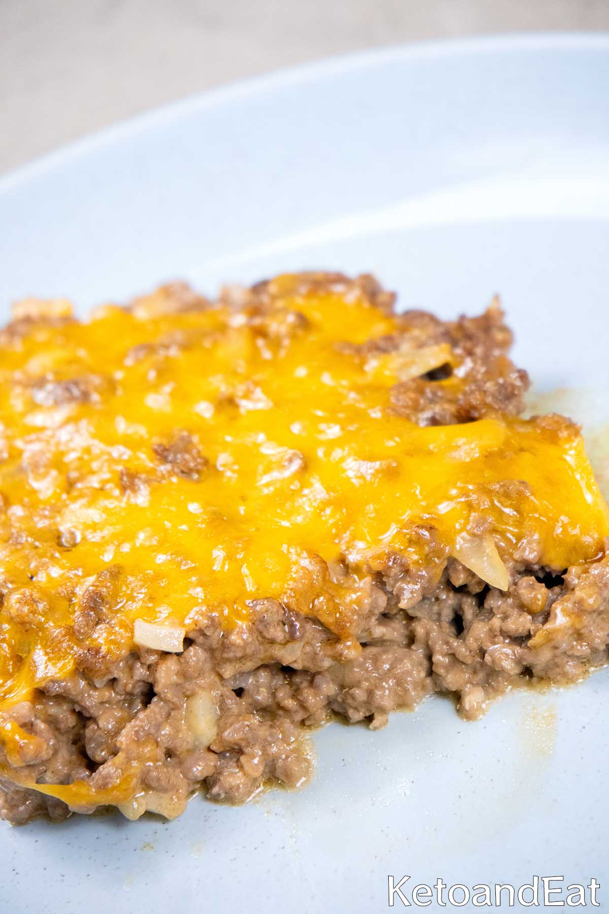 Keto Cheeseburger Casserole