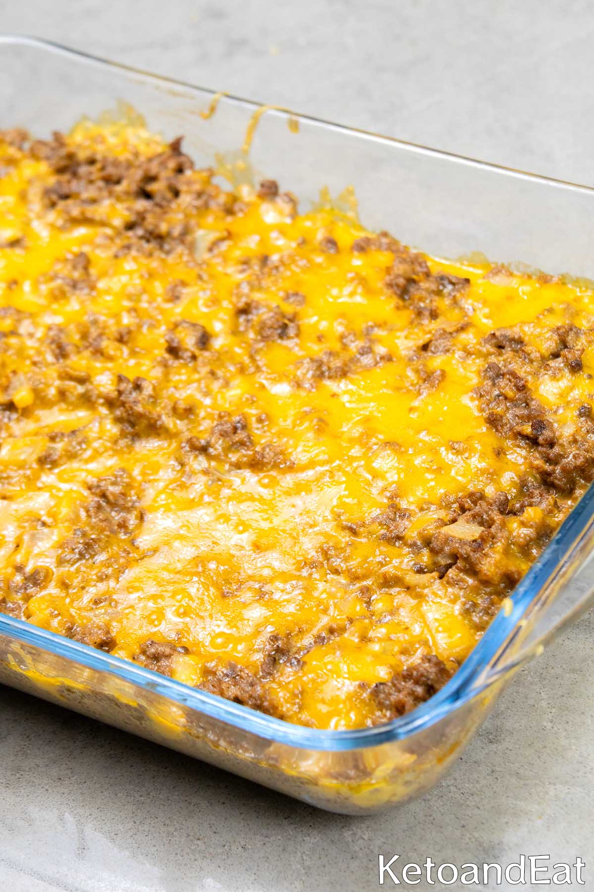 Keto Cheeseburger Casserole Recipe