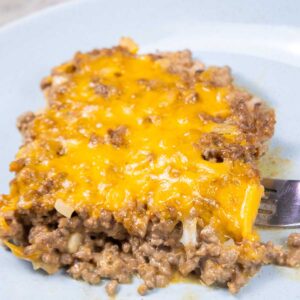 Keto Cheeseburger Casserole