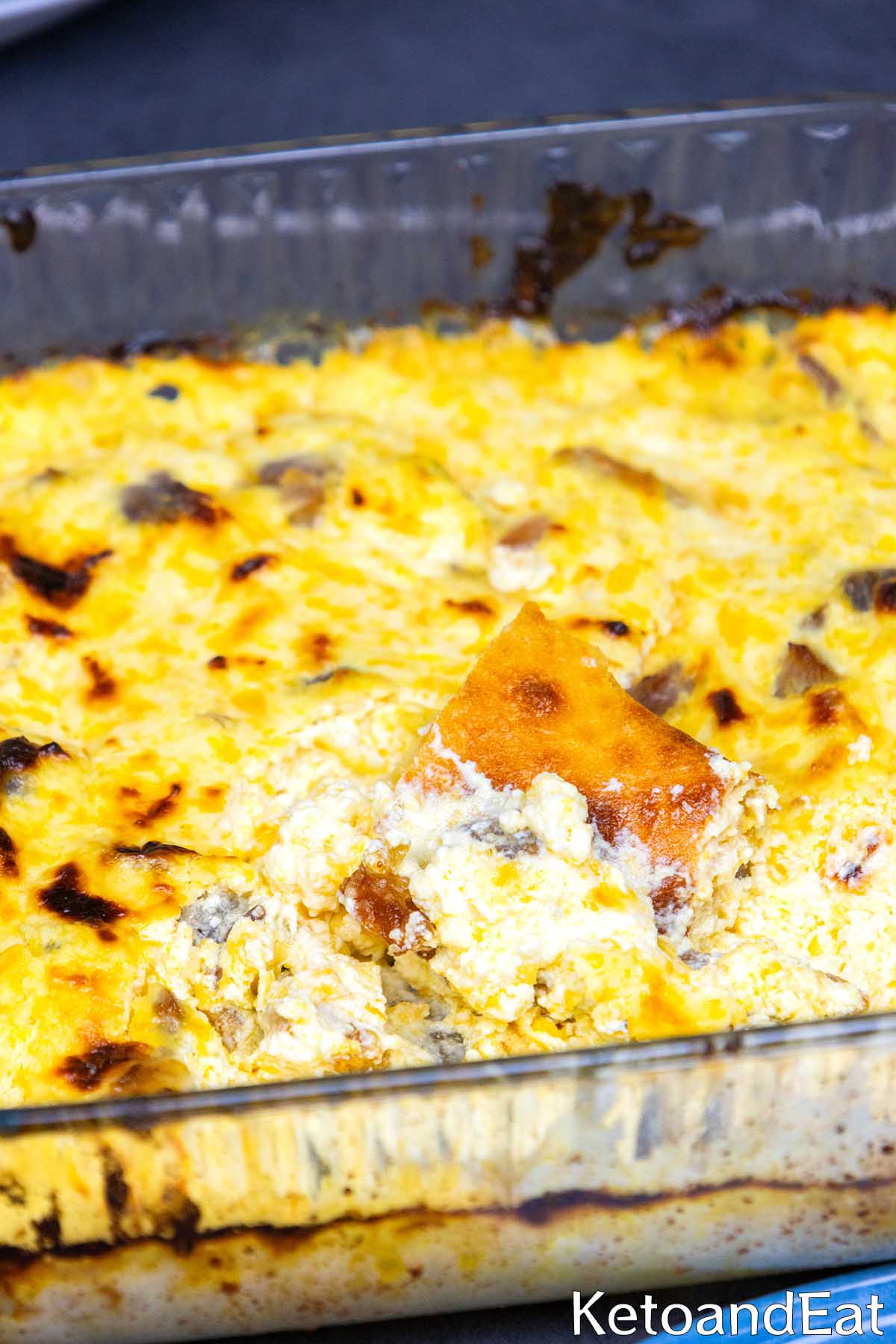 Keto Cheesy Bacon Dip