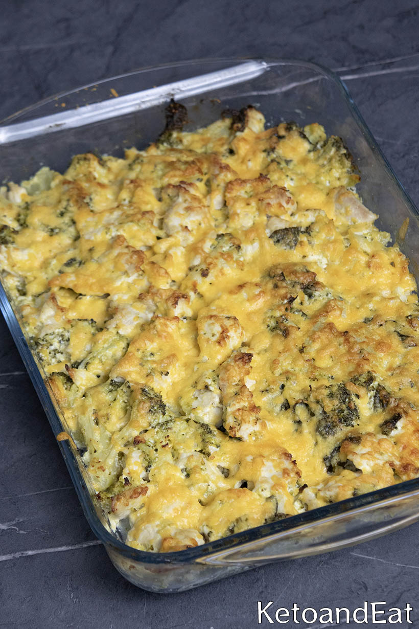 Keto Chicken Broccoli Casserole