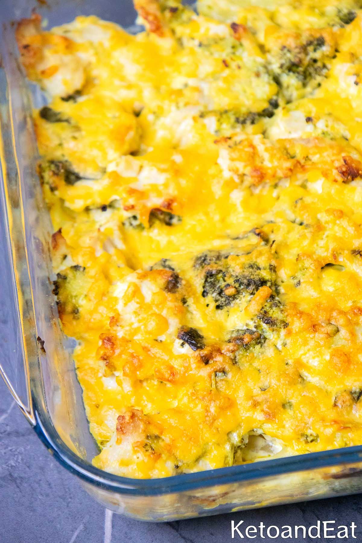 Keto Chicken Broccoli Casserole