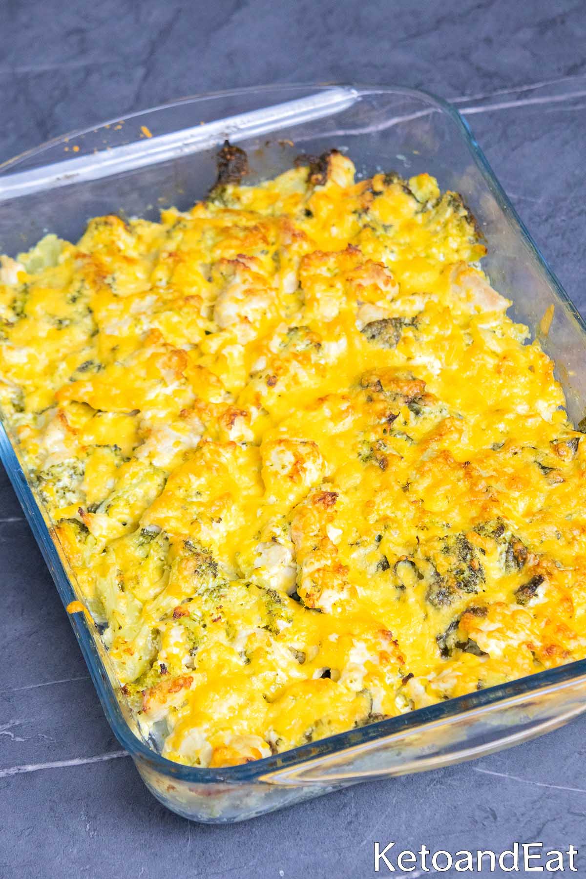 Keto Chicken Broccoli Casserole