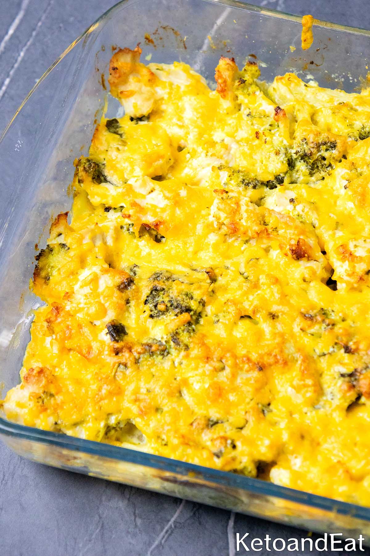 Keto Chicken Broccoli Casserole
