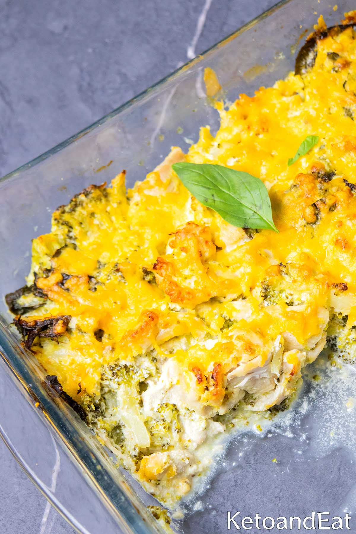 Keto Chicken Broccoli Casserole
