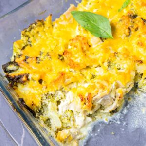 Keto Chicken Broccoli Casserole